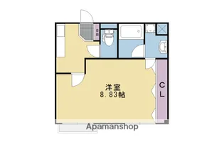 プラネシア星の子山科駅前【5階】の間取り
