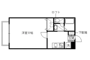 パステルコート【2階】の間取り
