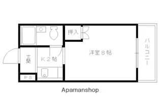 レジデンス・タイコー【3-F号室】の間取り