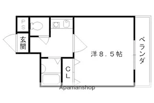 シャトールミエール【203号室】の間取り