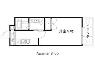 ラナキュラス椥辻【204号室】の間取り