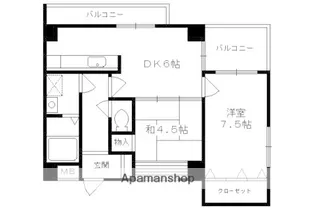 HILL TOP【305号室】の間取り