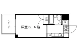 シフォン神泉苑【207号室】の間取り