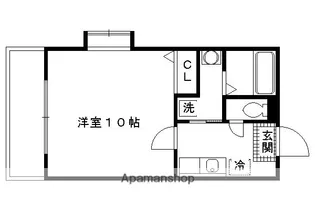 メゾン・チェリーイースト【3階】の間取り