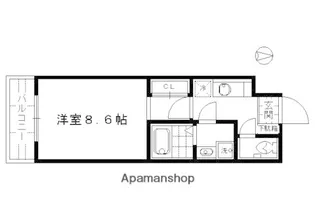 メゾン・ホープ【4B号室】の間取り