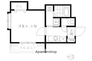 メゾン・ホープ【2E号室】の間取り