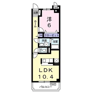 LUNA EST【2階】の間取り