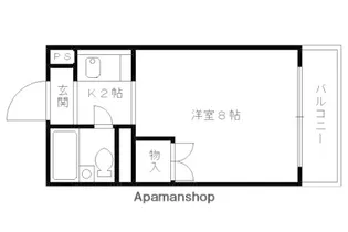 メゾン・ド・ハニー【1-C号室】の間取り