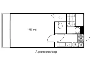 ロックブック中書島【3階】の間取り
