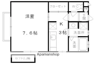 メゾン・プリマベーラ【204号室】の間取り