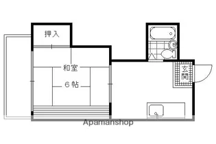 アーバン蓮池【306号室】の間取り