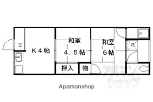 彦林荘【11号室】の間取り