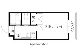 エクセル桃山【203号室】の間取り