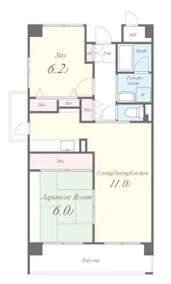 「ハートフォードM」【5階】の間取り