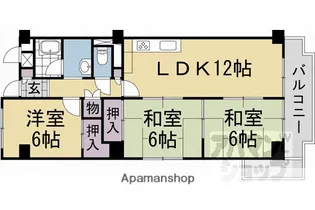 向島ニュータウン 2街区 D棟【604号室】の間取り