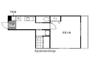 コモン・スペース藤森【301号室】の間取り