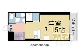 キャッスル京都南【421号室】の間取り