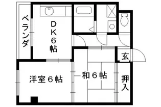 グランヴィア貴船【205号室】の間取り