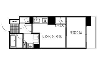 イーグルコート山科椥辻ステーションフロント【402号室】の間取り