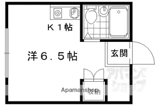 フローラル上花山【2-B号室】の間取り