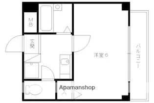 第2CRPビル【602号室】の間取り