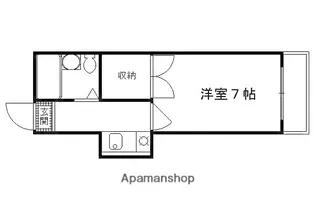 サンハイム宇治【1階】の間取り