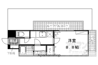 メゾン・ノーブル【6階】の間取り
