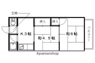イオボヌール宇治【2階】の間取り