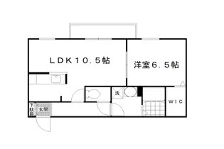 SHA MAISON弥生【103号室】の間取り