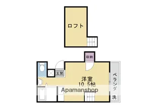 グランシェロ【2F-B号室】の間取り