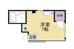 ミナージュ宇治【2階】の間取り