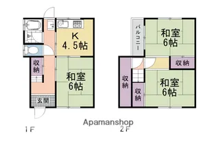 京都府京都市伏見区羽束師鴨川町【一戸建】の間取り