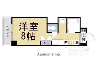カシオペア【208号室】の間取り