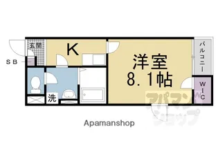 レオネクスト宇治大久保【208号室】の間取り