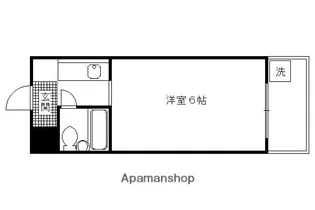 フローレンス伏見【202号室】の間取り