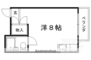 レナジア椥辻【308号室】の間取り