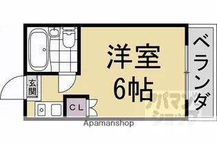 マンション賀園【2階】の間取り