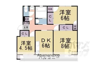 YHC大宅【301号室】の間取り