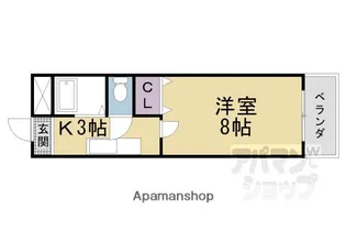 リバーヒルズ【3階】の間取り
