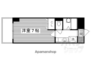 TWIN’S SQUARE WEST【507号室】の間取り