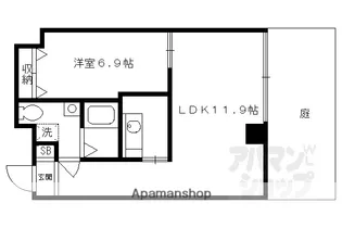 ルーミネス芦谷三番館【103号室】の間取り