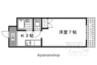 パウワウハウス【205号室】の間取り