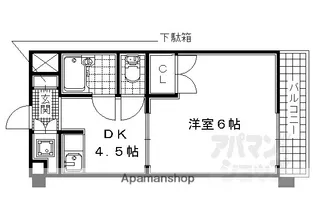 アネックス大久保【208号室】の間取り