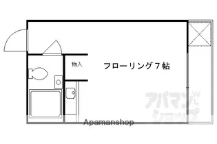 リブレ平野【203号室】の間取り