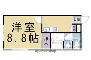 ティンカーベル【203号室】の間取り