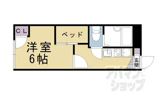 レオパレスアヴェンタージュ【103号室】の間取り