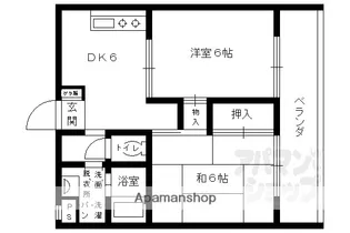 アヴェニール向陽【102号室】の間取り