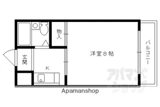 コート黄檗【207号室】の間取り
