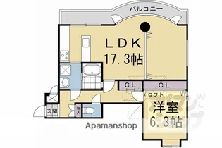 ノースヒルズ【302号室】の間取り
