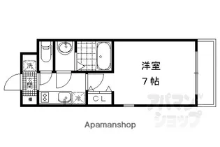 ザ・ブロードレジデンス京都伏見【102号室】の間取り